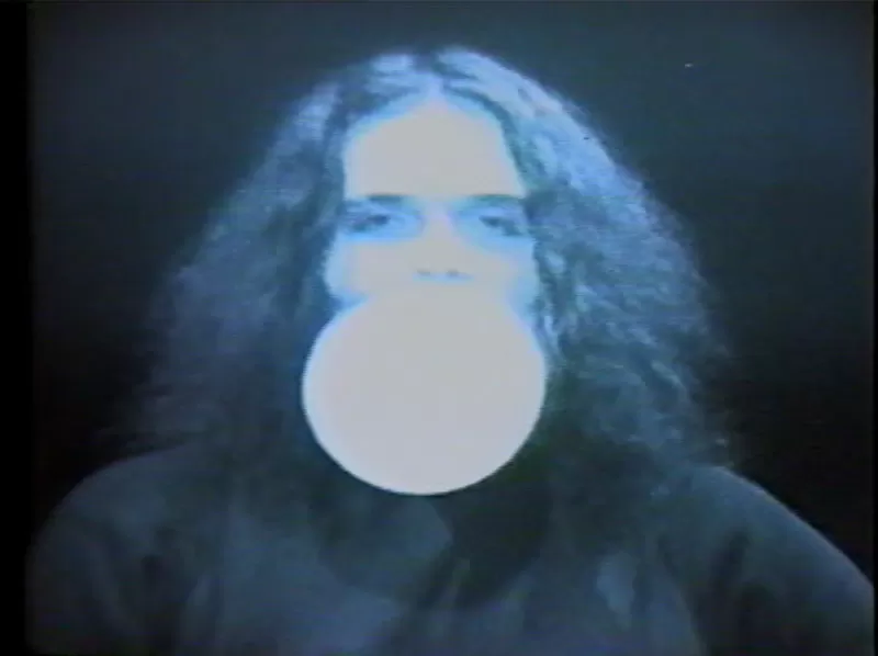 Margaret Dragu, still from Try Leather, 1975