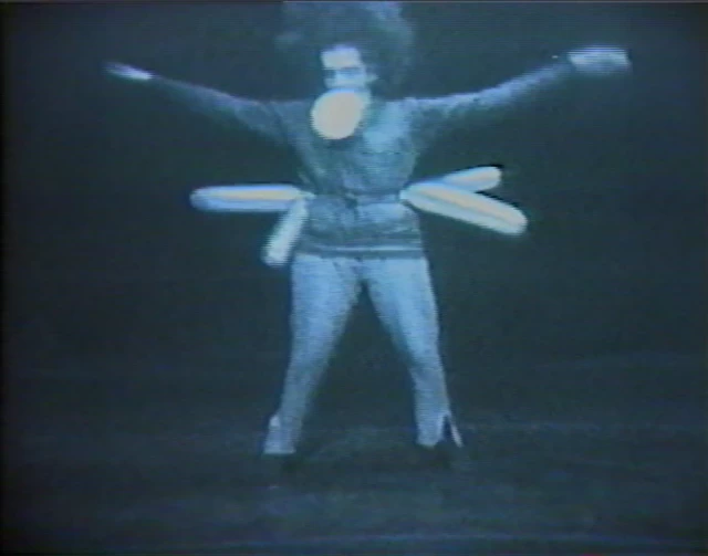 Margaret Dragu, still from Try Leather, 1975