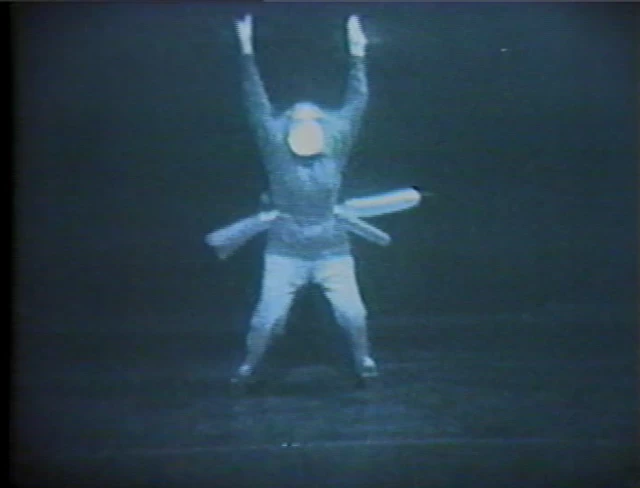 Margaret Dragu, still from Try Leather, 1975