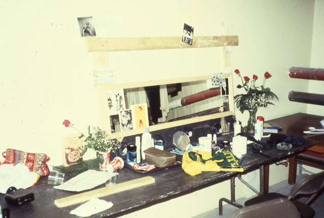 Classic dressing room as still life, photograph by Margaret