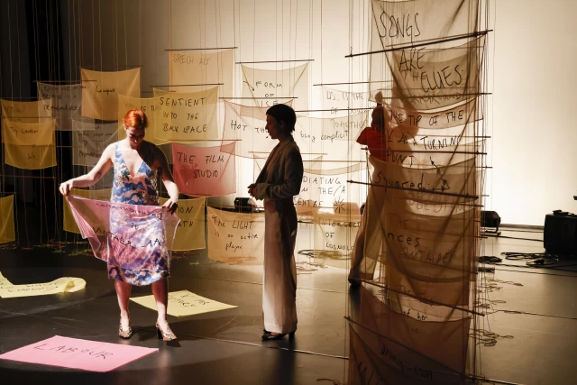 Britta talking about the recipe card 