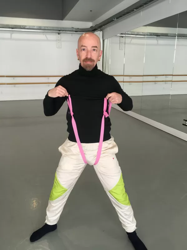 William with elastic, Scotiabank Dance Centre, March 2020