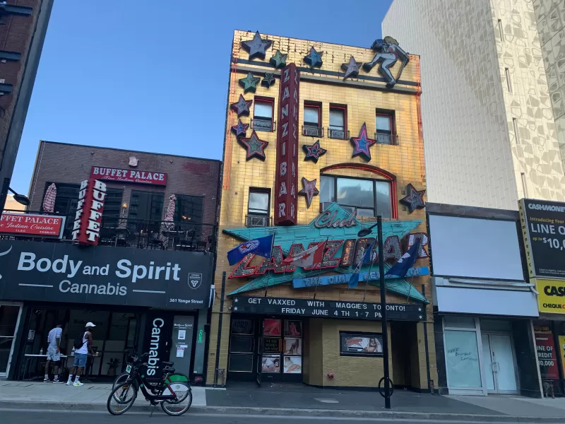 Club Zanzibar, Yonge Street, Toronto