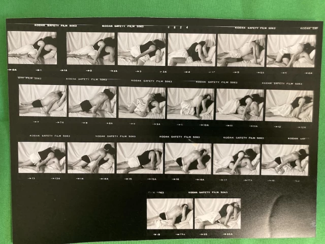 PR shots newspapers, magazines; Colin Campbell & Margaret performance; re-do of Calvin Klein underward advertisement scandalous at the time