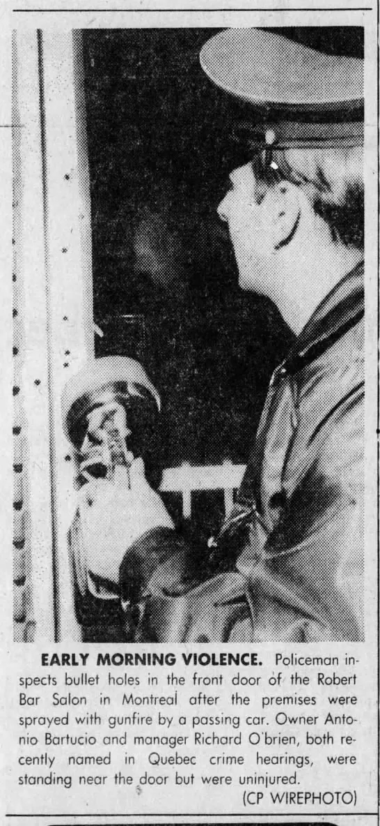 The Calgary Herald, 29 January 1976, P. 5; Calgary reports on Montreal strip club violence